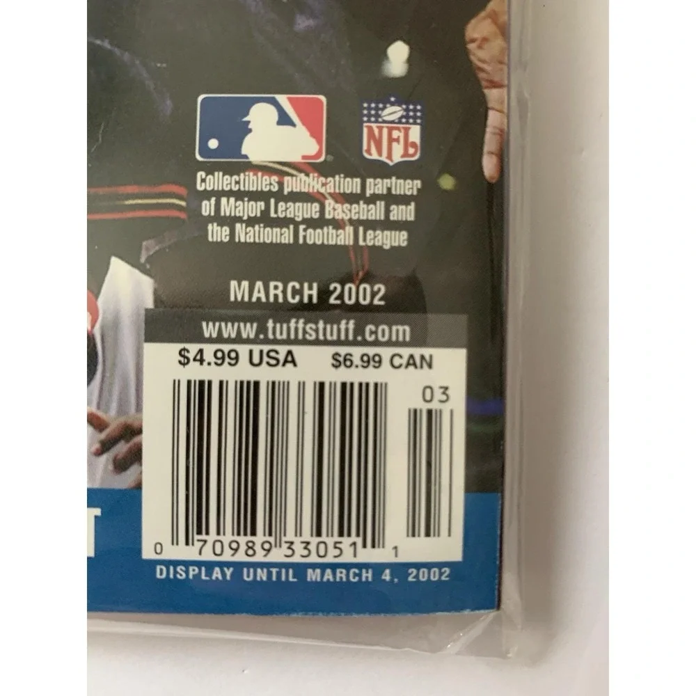 TUFF STUFF Magazine March 2002 | Michael Jordan Cover | Washington Wizards | NBA